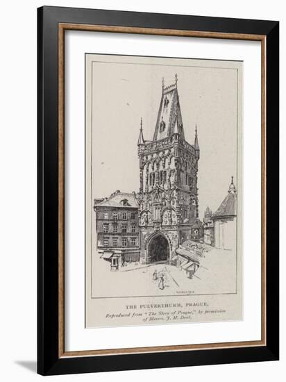 The Pulverthurm, Prague-Nelly Erichsen-Framed Giclee Print