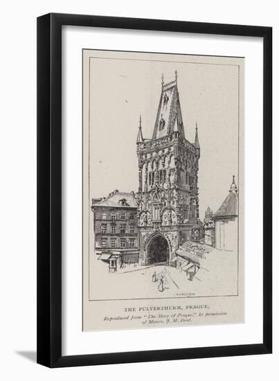 The Pulverthurm, Prague-Nelly Erichsen-Framed Giclee Print