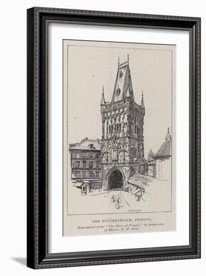 The Pulverthurm, Prague-Nelly Erichsen-Framed Giclee Print