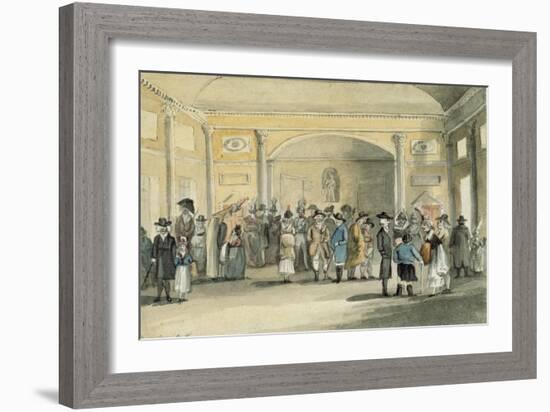 The Pump Room, Bath, 1796-John Nixon-Framed Giclee Print