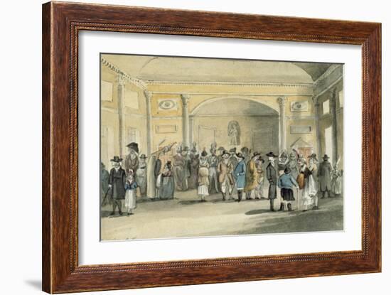 The Pump Room, Bath, 1796-John Nixon-Framed Giclee Print