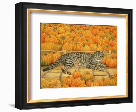 The Pumpkin-Cat, 1995-Ditz-Framed Giclee Print