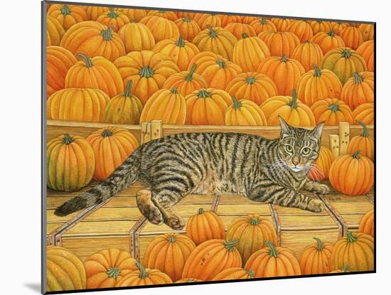 The Pumpkin-Cat, 1995-Ditz-Mounted Giclee Print