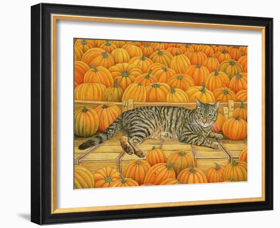 The Pumpkin-Cat, 1995-Ditz-Framed Giclee Print