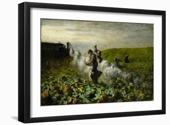 The Pumpkin Harvest, 1897-Giovanni Segantini-Framed Giclee Print