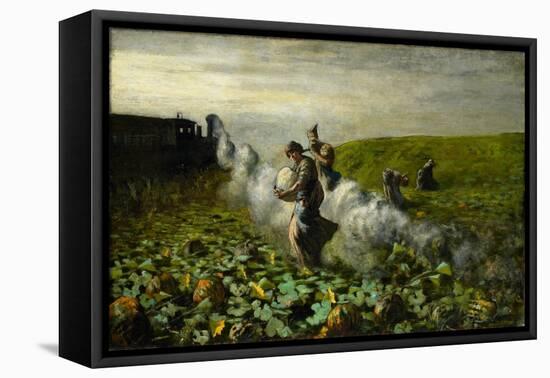 The Pumpkin Harvest, 1897-Giovanni Segantini-Framed Premier Image Canvas