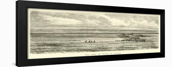 The Puna or Plain of Llalli-Édouard Riou-Framed Giclee Print