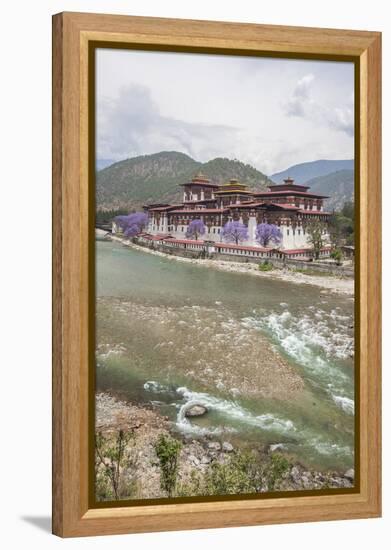 The Punakha Dzong (Pungtang Dechen Photrang Dzong) Is the Administrative Centre of Punakha District-Roberto Moiola-Framed Premier Image Canvas