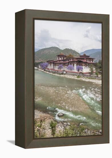 The Punakha Dzong (Pungtang Dechen Photrang Dzong) Is the Administrative Centre of Punakha District-Roberto Moiola-Framed Premier Image Canvas