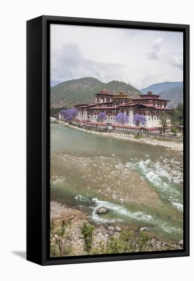 The Punakha Dzong (Pungtang Dechen Photrang Dzong) Is the Administrative Centre of Punakha District-Roberto Moiola-Framed Premier Image Canvas