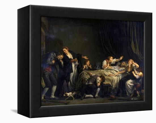 The Punished Son, 1778-Jean-Baptiste Greuze-Framed Premier Image Canvas