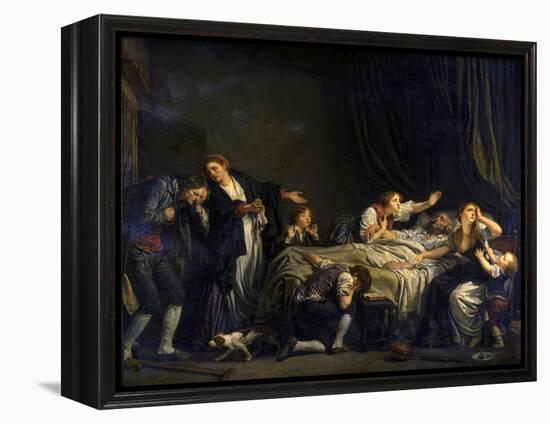The Punished Son, 1778-Jean-Baptiste Greuze-Framed Premier Image Canvas