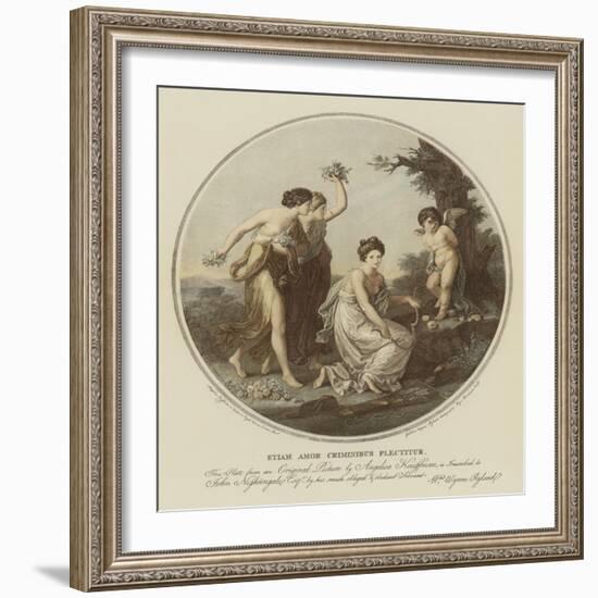 The Punishment of Cupid-Angelica Kauffmann-Framed Giclee Print