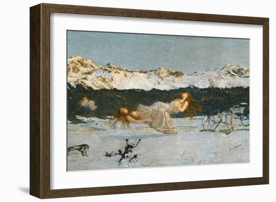 The Punishment of Lust, 1891-Giovanni Segantini-Framed Giclee Print