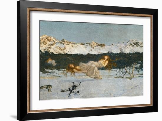 The Punishment of Lust, 1891-Giovanni Segantini-Framed Giclee Print