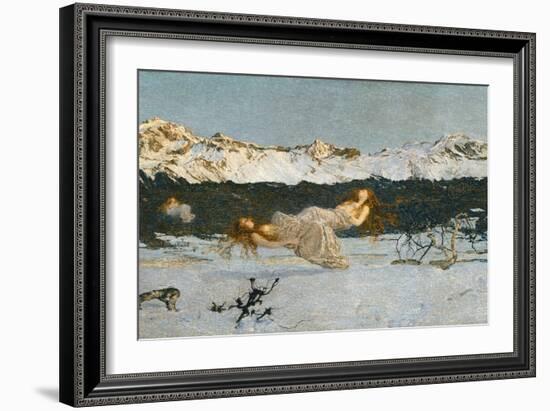 The Punishment of Lust, 1891-Giovanni Segantini-Framed Giclee Print