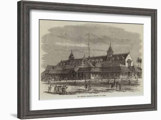 The Punjaub Exhibition Building at Lahore-null-Framed Giclee Print