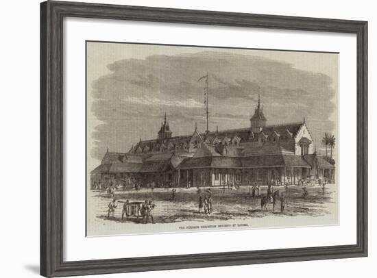 The Punjaub Exhibition Building at Lahore-null-Framed Giclee Print