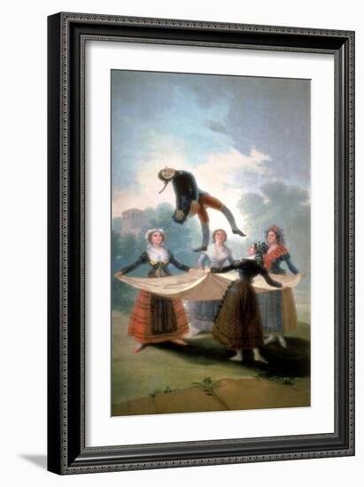 The Puppet, 1792-Francisco de Goya-Framed Giclee Print