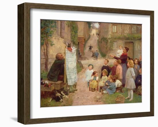 The Puppet Show-Victor Gabriel Gilbert-Framed Giclee Print