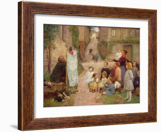 The Puppet Show-Victor Gabriel Gilbert-Framed Giclee Print