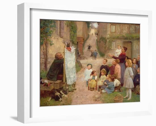 The Puppet Show-Victor Gabriel Gilbert-Framed Giclee Print