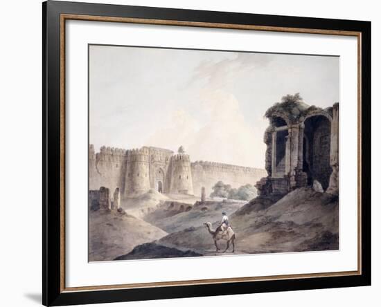 The Purana Qila, Delhi-Thomas & William Daniell-Framed Giclee Print