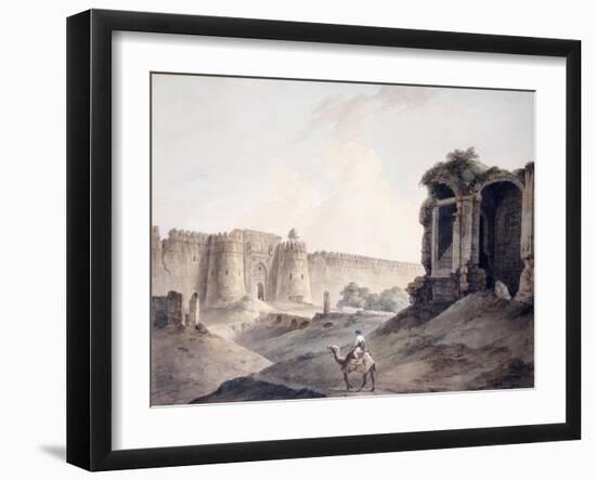 The Purana Qila, Delhi-Thomas & William Daniell-Framed Giclee Print