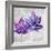 The Purple Leaves on Silver II-Patricia Pinto-Framed Art Print