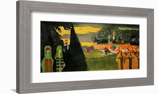 The Pursuit, 1907-Wassily Kandinsky-Framed Giclee Print