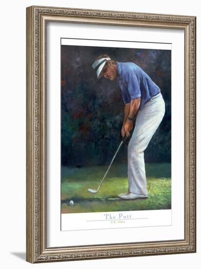 The Putt-Unknown Unknown-Framed Art Print