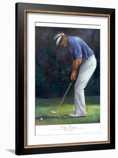 The Putt-Unknown Unknown-Framed Art Print