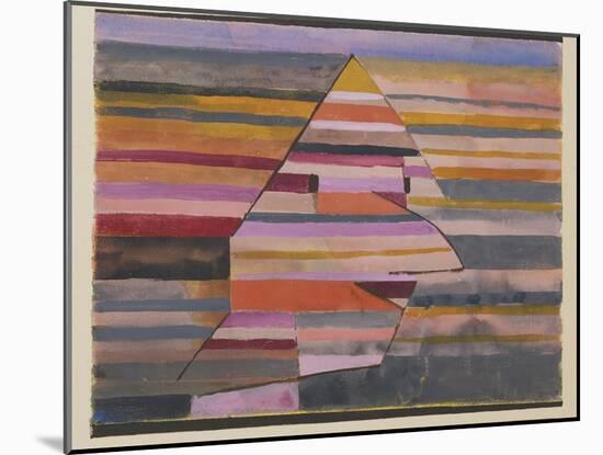 The Pyramid Clown-Paul Klee-Mounted Giclee Print