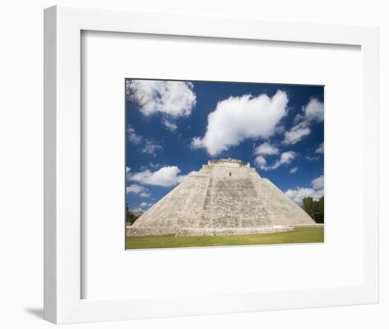 The Pyramid of The Magician, Uxmal, Yucatan, Mexico-Julie Eggers-Framed Photographic Print