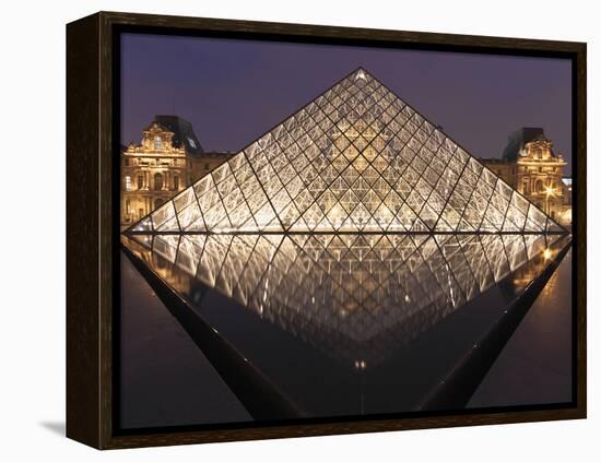 The Pyramide Du Louvre, Paris, France-William Sutton-Framed Premier Image Canvas