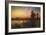 The Pyramids from the Island of Roda at Sunset-Frank Dillon-Framed Giclee Print