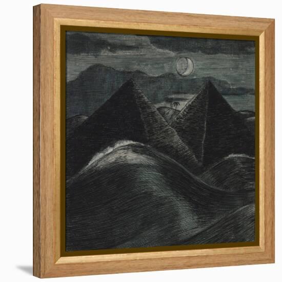 The Pyramids in the Sea-Paul Nash-Framed Premier Image Canvas