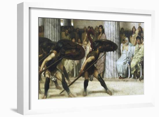 The Pyrrhic Dance, 1869-Lawrence Alma-Tadema-Framed Giclee Print