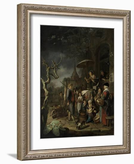 The Quack, 1652-Gerard Dou-Framed Giclee Print