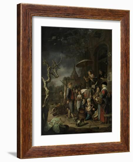 The Quack, 1652-Gerard Dou-Framed Giclee Print