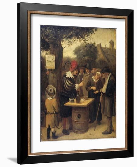 The Quacksalver, 1679-Jan Havicksz Steen-Framed Giclee Print