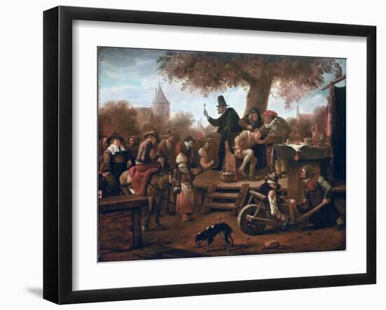 The Quacksalver-Jan Havicksz Steen-Framed Giclee Print