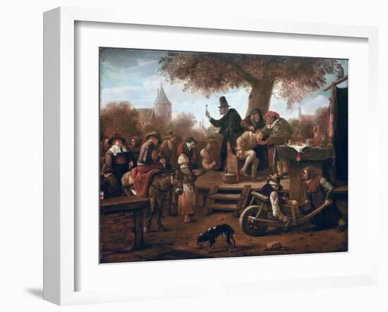 The Quacksalver-Jan Havicksz Steen-Framed Giclee Print