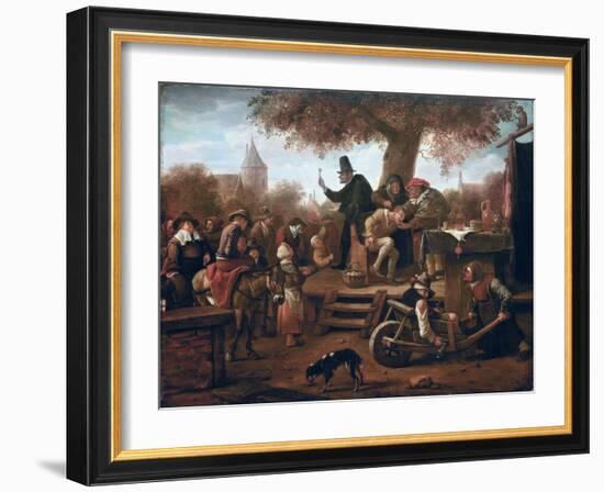 The Quacksalver-Jan Havicksz Steen-Framed Giclee Print