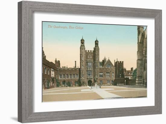 The Quadrangle, Eton College-null-Framed Premium Giclee Print