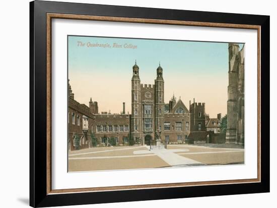 The Quadrangle, Eton College-null-Framed Premium Giclee Print