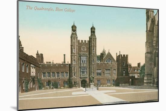 The Quadrangle, Eton College-null-Mounted Art Print