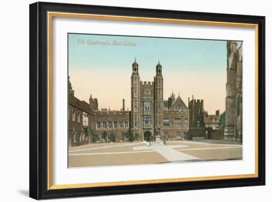 The Quadrangle, Eton College-null-Framed Art Print