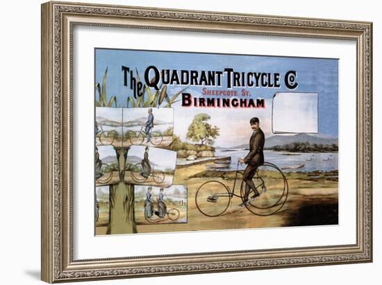 The Quadrant Tricycle Company-null-Framed Art Print