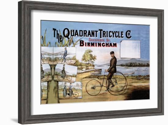 The Quadrant Tricycle Company-null-Framed Art Print